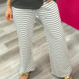 Easy Days Drawstring Stripe Pants