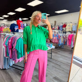 Hot Pink Seam Pants