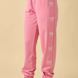 Bow Hoodie and Joggers Set