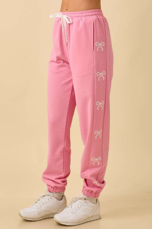 Bow Hoodie and Joggers Set