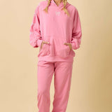 Bow Hoodie and Joggers Set