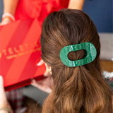 O Christmas Tree | Medium | Flat Round Hair Clip