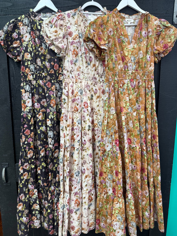 Autumn Floral Dreams Dress