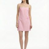 Pink Petals Mini Dress
