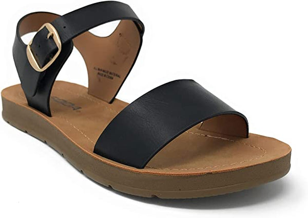 The Josie Sandal - Black