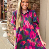 Wildflower Watercolor Dress