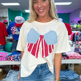 Bow July 4th Top