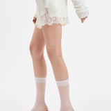 Ivory Dream Lace Shorts