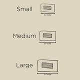 Flat Rectangle Hair Clip | Large | Fir Real