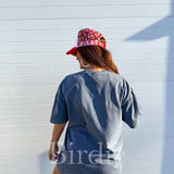 USA Lace Graphic Tee on Denim