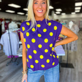 Geaux Time Knit Top