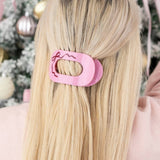Just Add a Bow | Medium | Flat Round Hair Clip