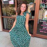 Calling Me To It Polka Dot Dress