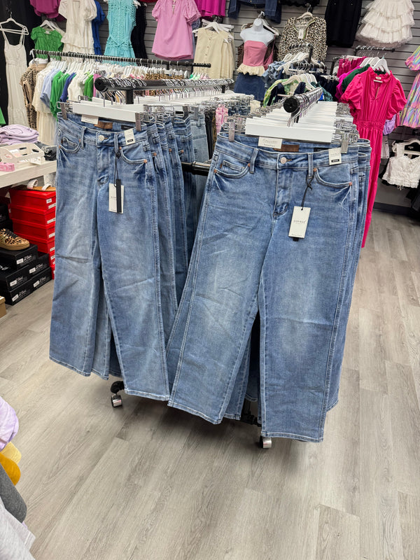 The Addison | Mid Rise Tummy Control Judy Blue