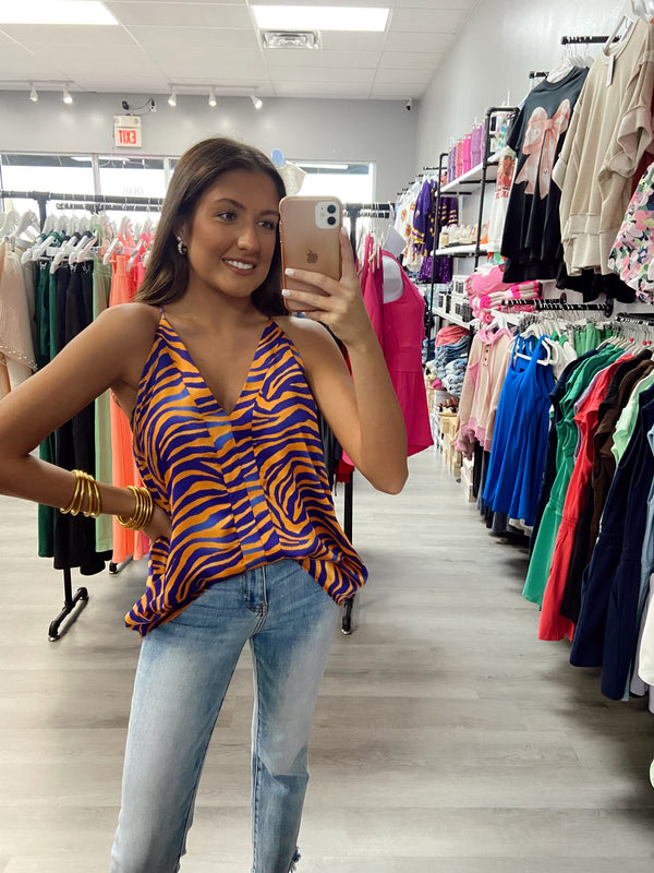 Tiger Stripe Tank Top