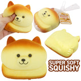 Dog Toast Bread Soft Slow Rising  Foam Squishy