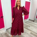 The Everly Eyelet Midi Dress