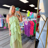 Key Lime Kiss Maxi Dress