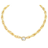 Square Beaded Chunky Beaded 16"-18" Necklace