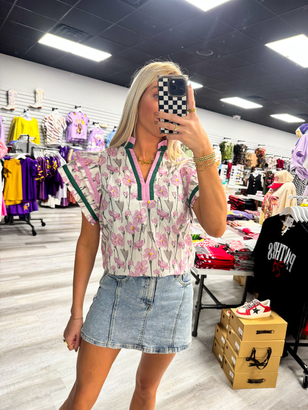 Petal Parade Pink Top