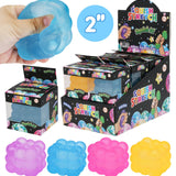 Colorful Bubble Textured Cube Maltose Putty Filled Squishy