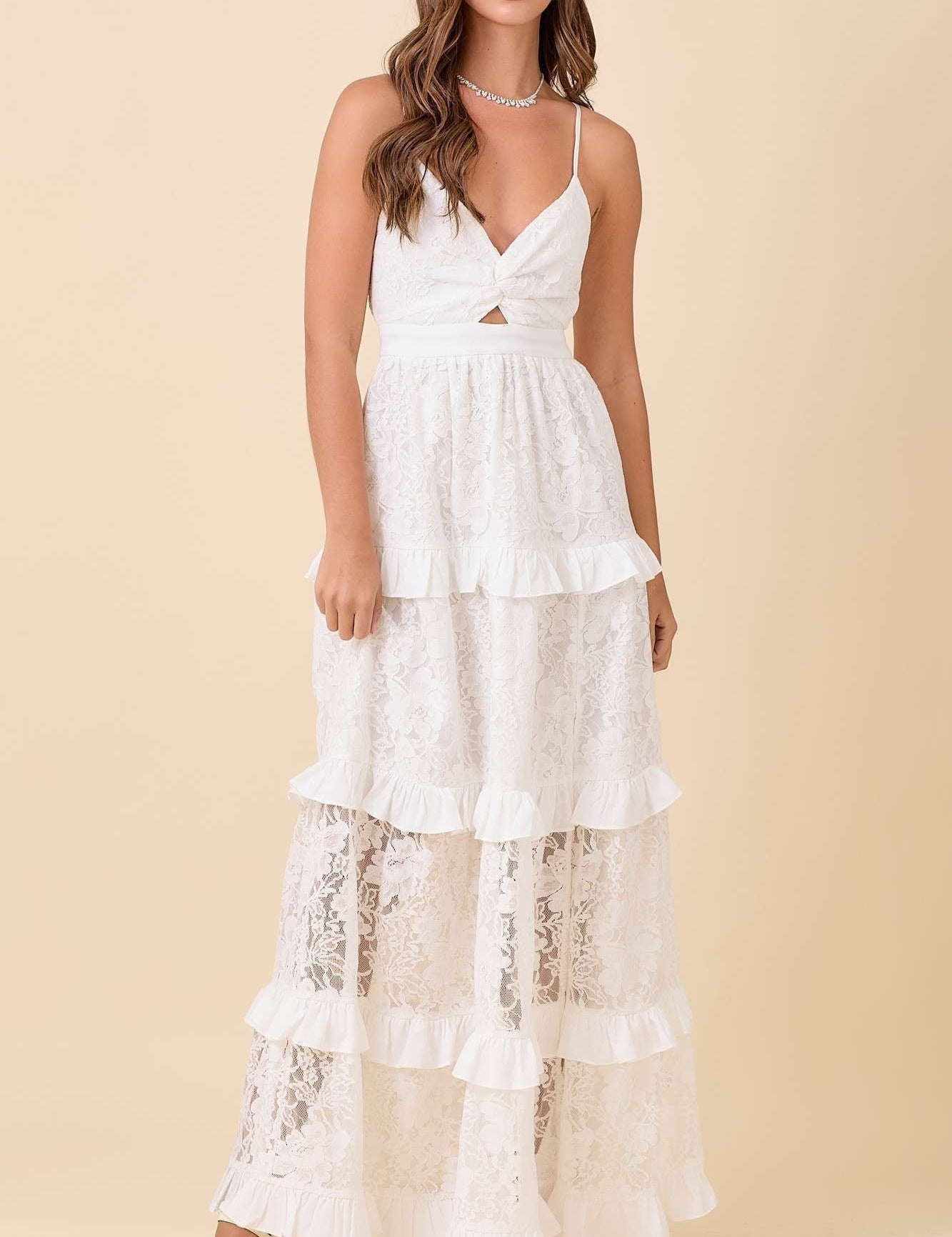In A Dream Lace Maxi Dress