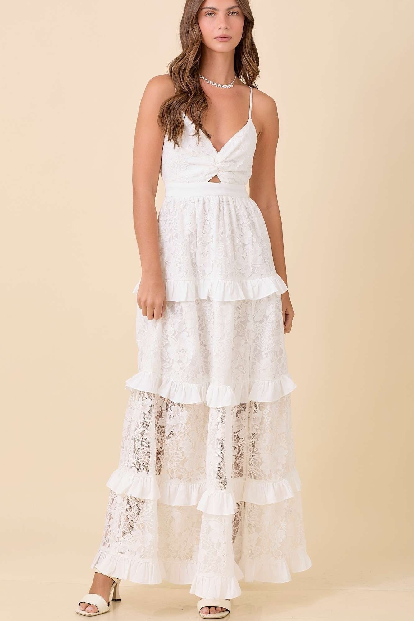 In A Dream Lace Maxi Dress  Savage Roots Boutique