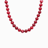 Autumn Marbled Bead Necklace