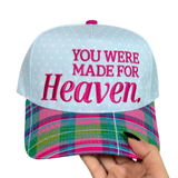 YOU WERE MADE FOR HEAVEN CANVAS CAP