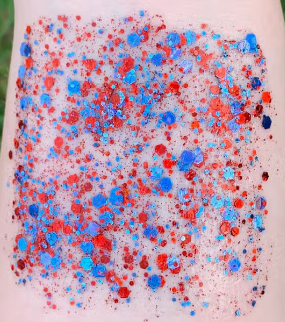 Red and Blue Body / Face Glitter