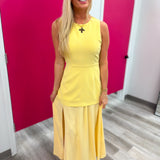 Golden Hour Grace Midi Dress