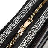 Clear Purse with Rhinestones