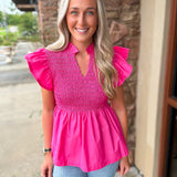 Starting My Day Top | Pink