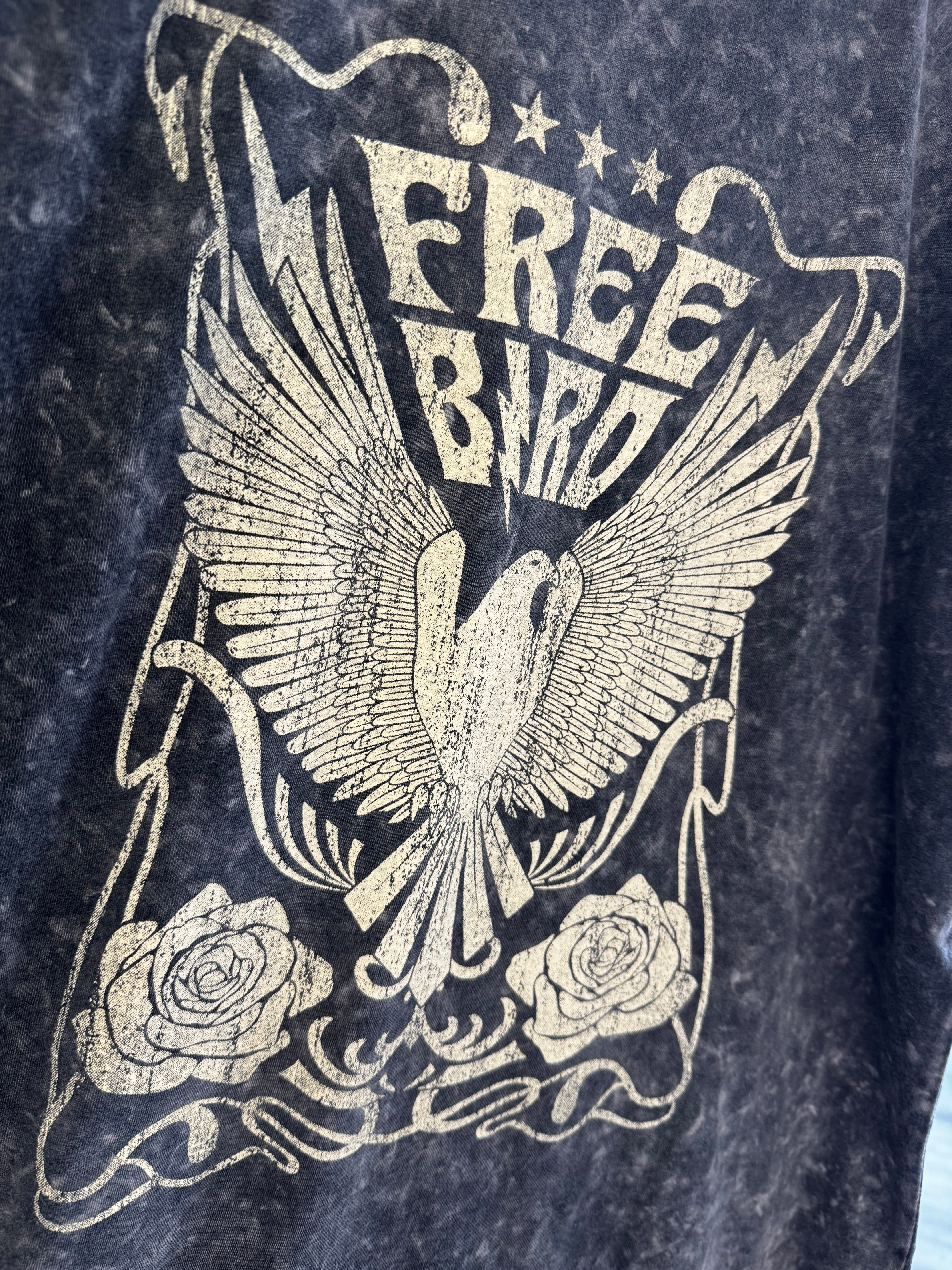 Free as Can Be Vintage Look Graphic Tee