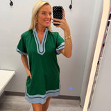 Beautiful Thoughts Dress - Green