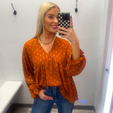 Rust Gold Top | ONLINE ONLY