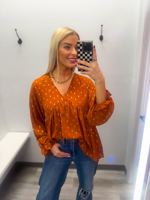 Rust Gold Top | ONLINE ONLY