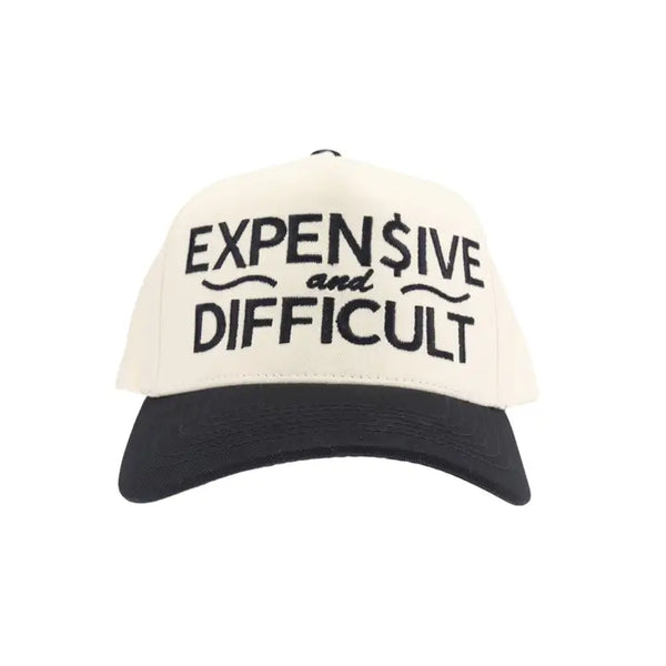 Expensive and Difficult Embroidered Trucker Hat