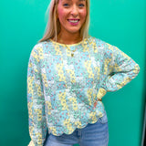 Blue Skies & Buttercups Pullover