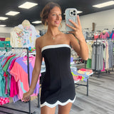 Scalloped After Dark Dress