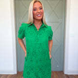Emerald Isle Eyelet Dress