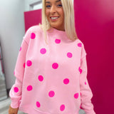 AMORE Reversible Mock Neck Sweatshirt