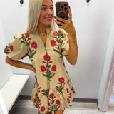 Wildflower Stroll Dress Ecru