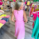 Timeless Charm Midi Pink