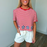 Be the Star Red White Blue Top