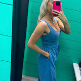 Acid Wash Jumpsuit