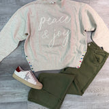Peace and Joy Christmas Light Sweater