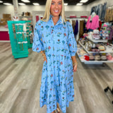 Forget-Me-Not Floral Dress