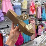 The Candor  Sandal | Gold