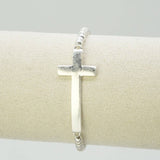 CB2350 Cross CCB Stretch Bracelet